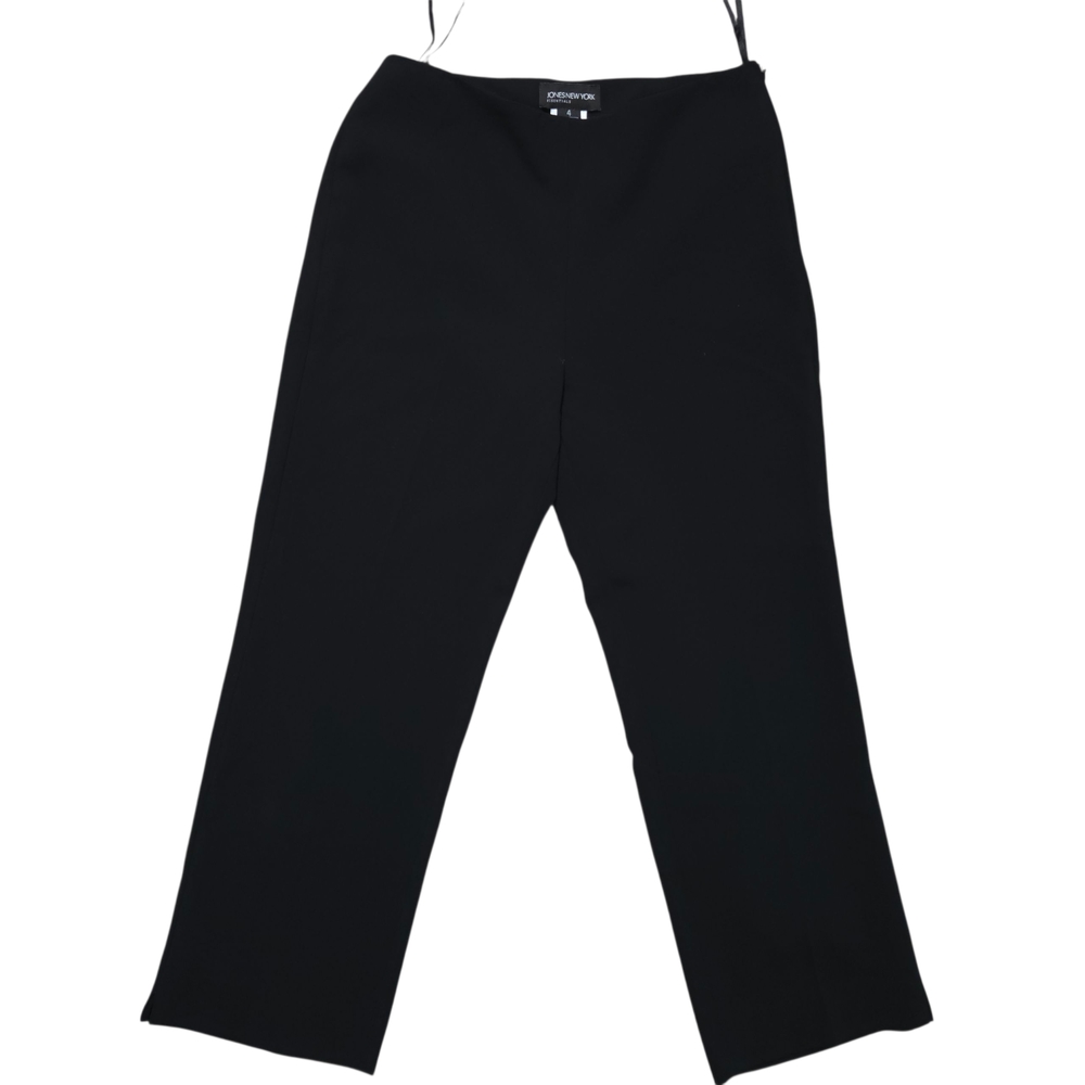 Jones New York Women's Wide Leg Black Pants